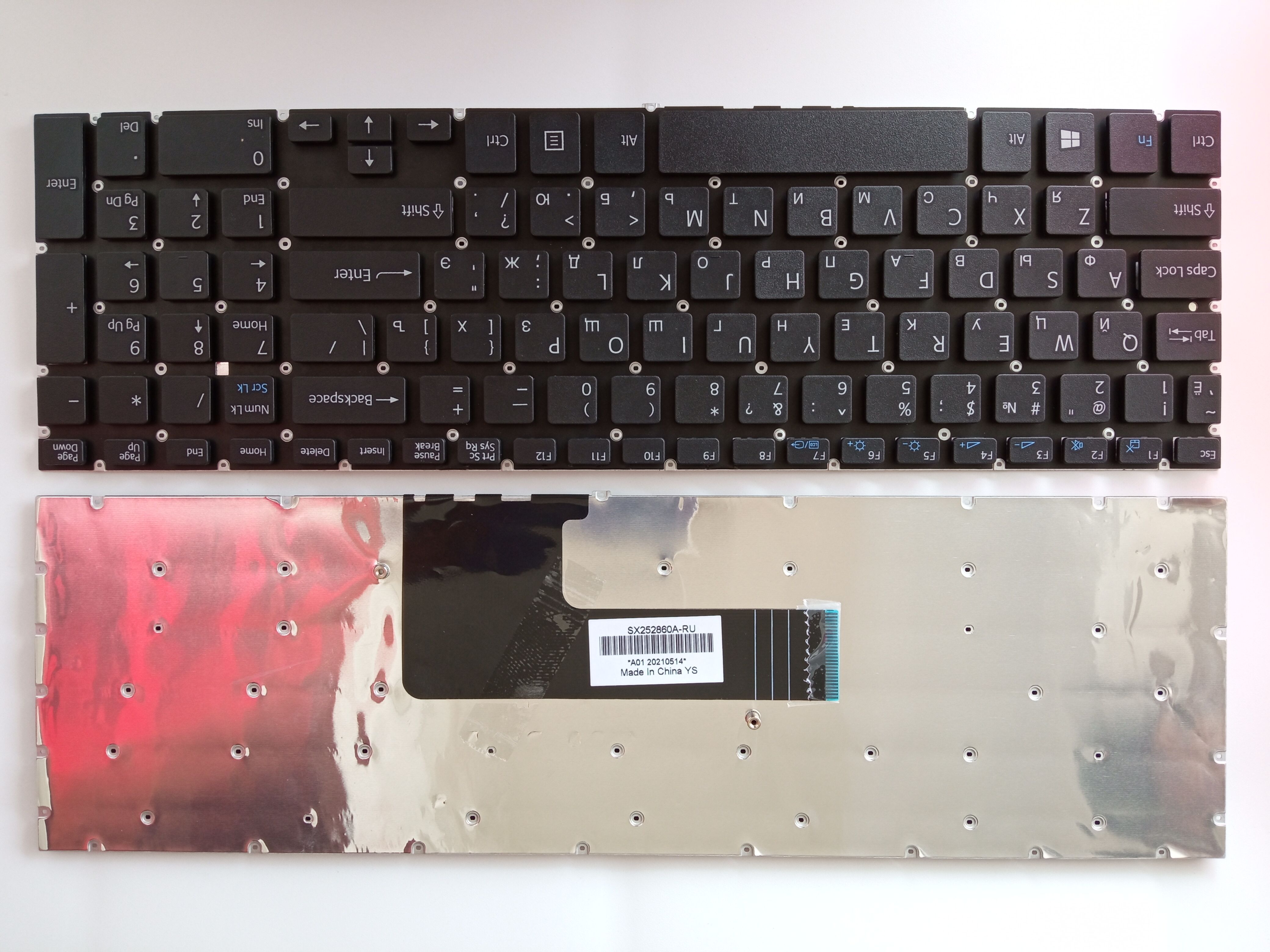 Picture of New Replacement Laptop Keyboard For SONY SVF15 BLACK (OEM) RU Layout
